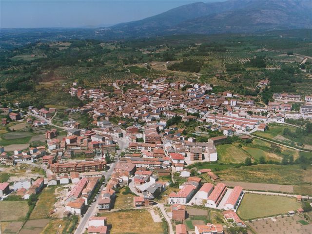 Vista aérea de Madrigal de la Vera