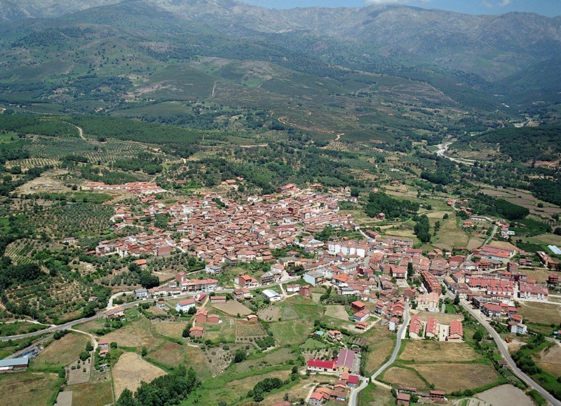 Madrigal de la Vera, vista aérea (José Antonio)