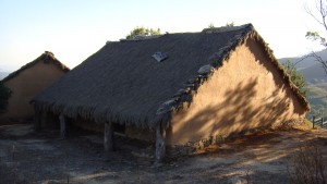 Vivienda reconstruida. Castro de El Raso