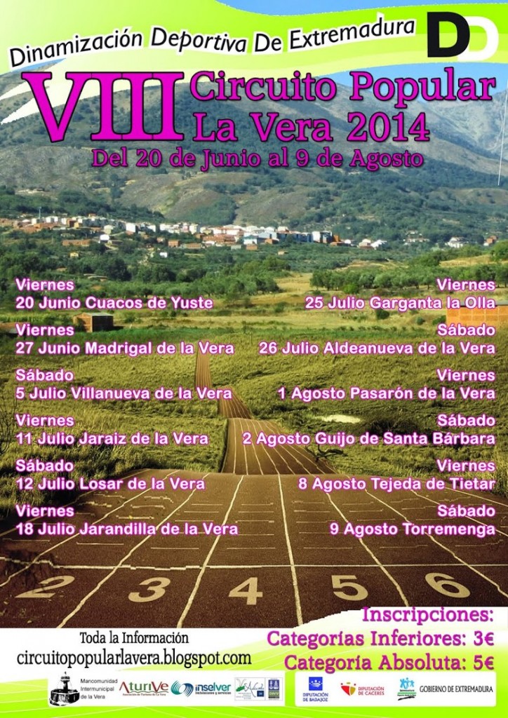 VIII Circuito Popular La Vera 2014